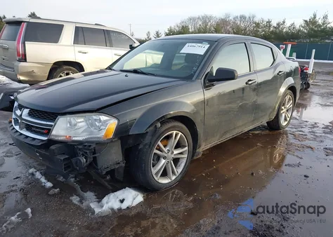 2013 Dodge Avenger Se V6 from USA, damaged, VIN 1C3CDZAG2DN554879